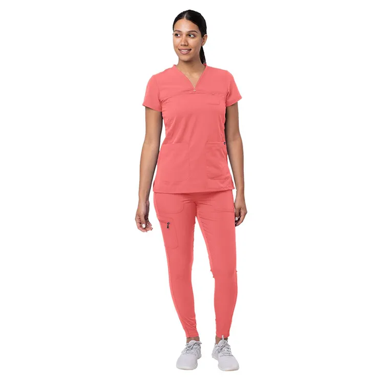 Conjunto de Pantalones de Trabajo al por Mayor Uniformes Médicos Traje de Enfermeras Conjunto de Scrubs Médicos de Moda