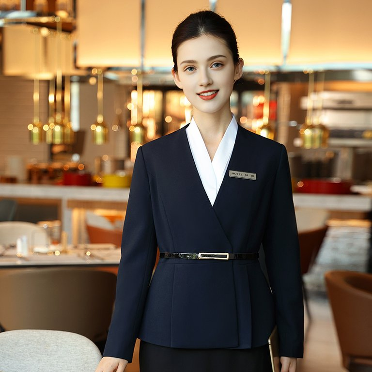 Ropa de trabajo personalizada para ama de llaves en hotel, uniforme para gerente de cocina de hotel