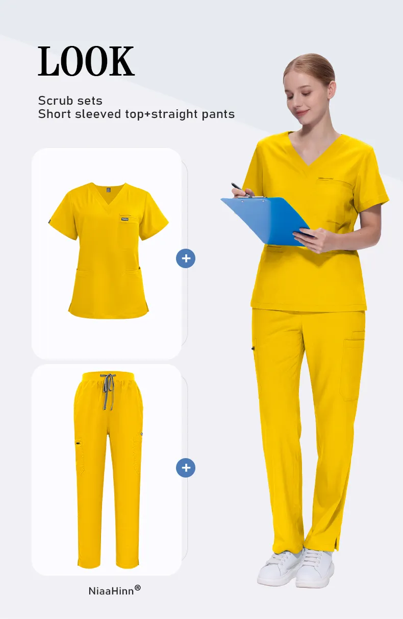 Uniforme de hospital elástico