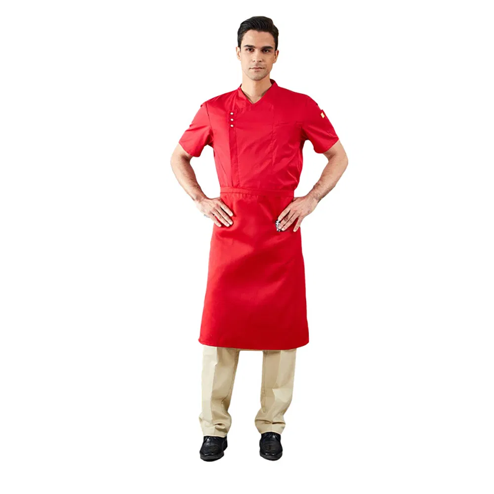 Uniforme de moda para chef de tela de algodón