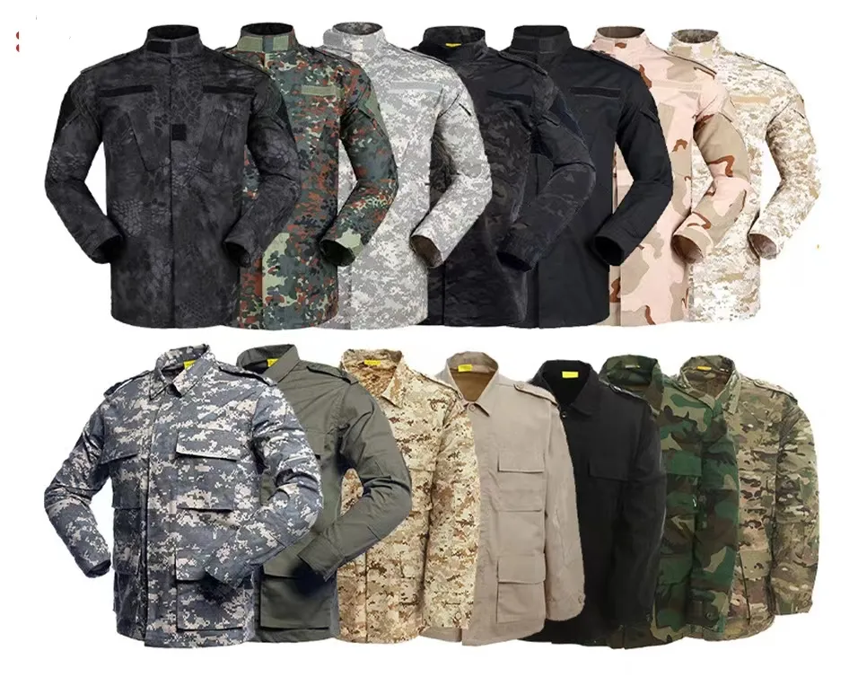 Uniforme táctico de camuflaje desértico personalizado para aventuras al aire libre