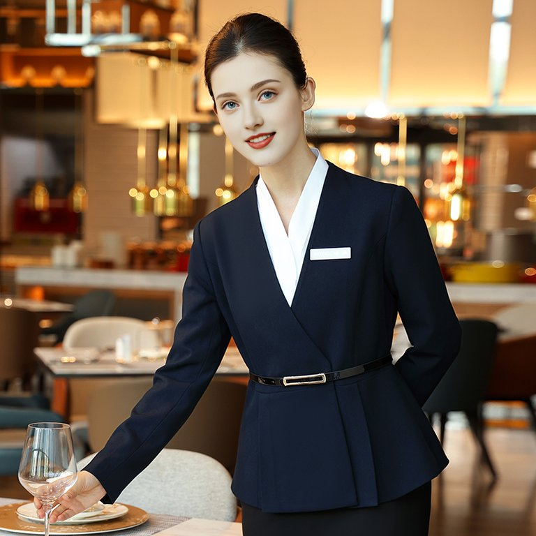 Ropa de trabajo personalizada para ama de llaves en hotel, uniforme para gerente de cocina de hotel