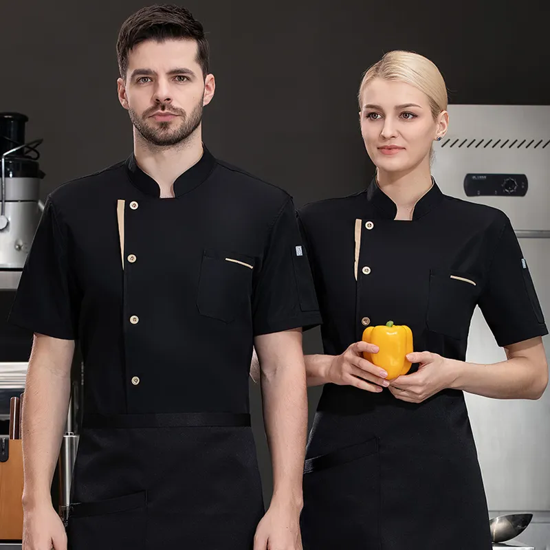 Uniforme de servicio de bartender de fábrica, uniforme de alta calidad para hotel y restaurante, uniforme para el personal de limpieza