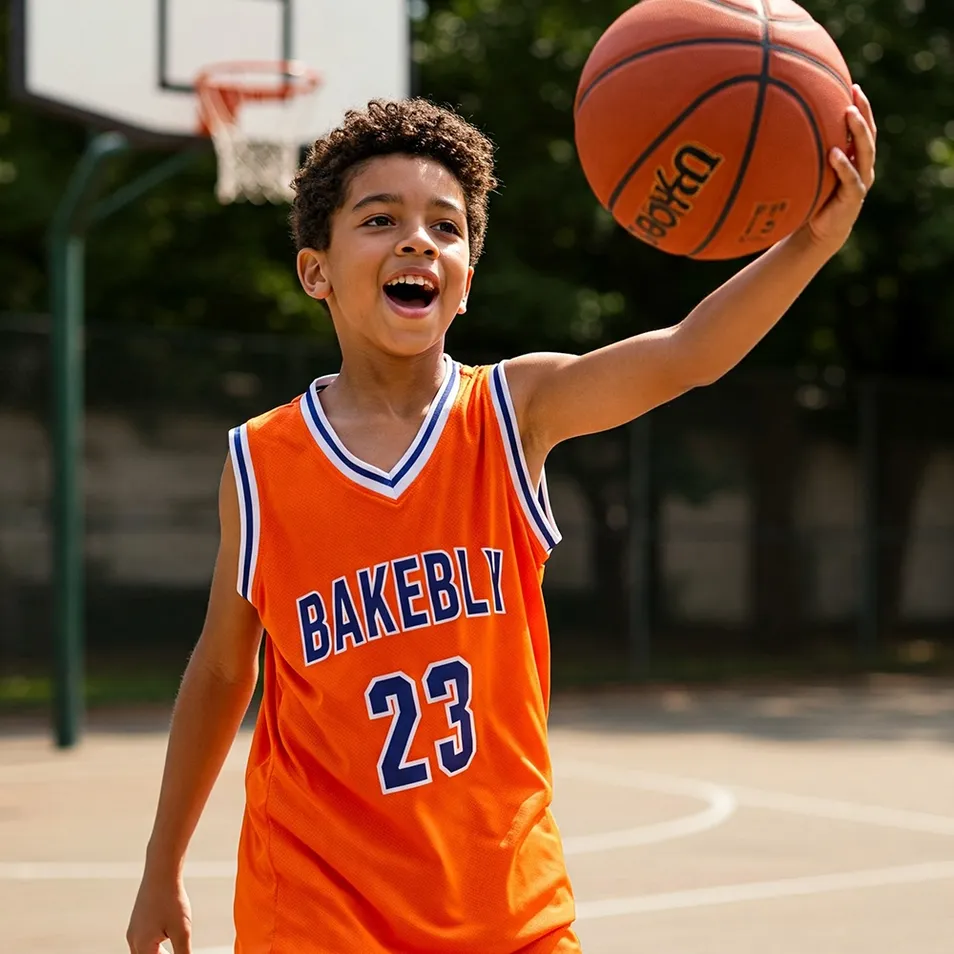 Camiseta de baloncesto reversible para jóvenes, malla de poliéster, uniforme deportivo de doble cara