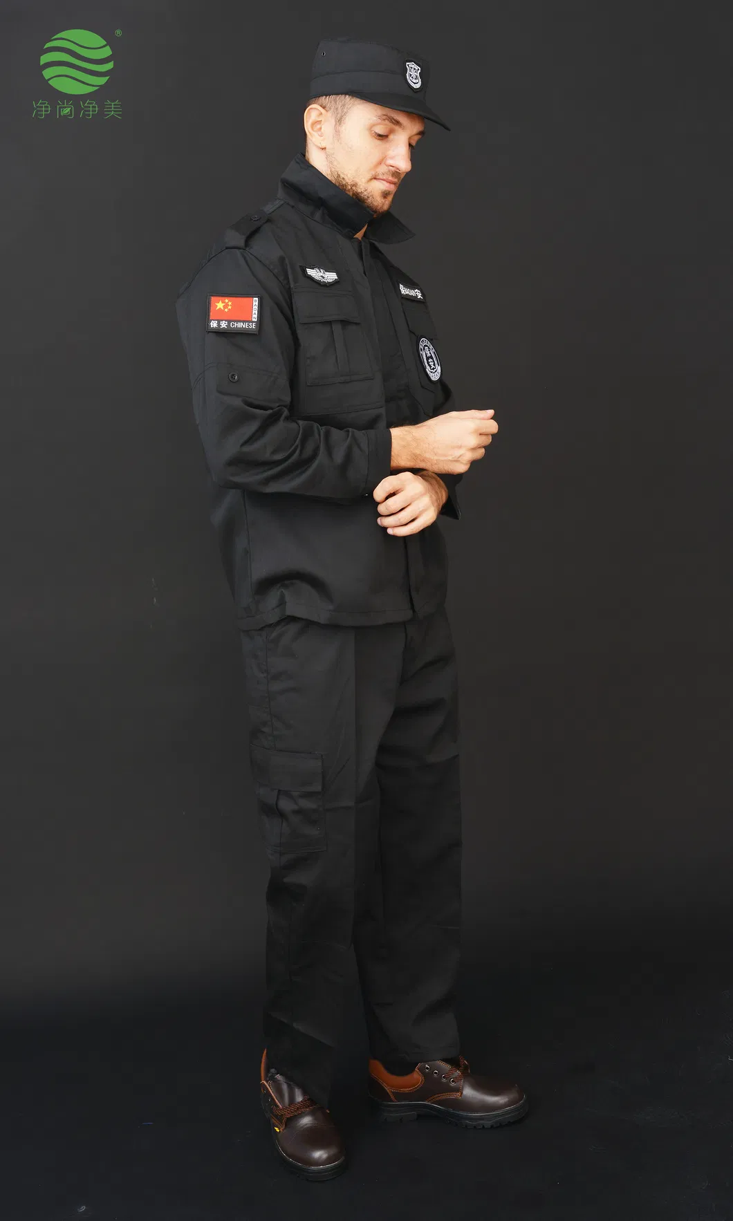 Uniforme de seguridad de alta calidad y táctico para el equipo de guardias corporativos