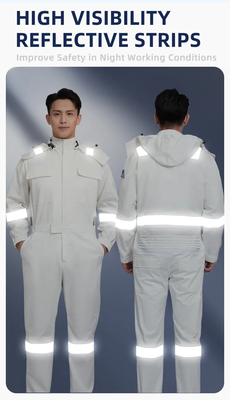 Ropa de trabajo reflectante antiestática retardante de llama para planta industrial 235GSM EPP de seguridad para todas las estaciones color personalizado