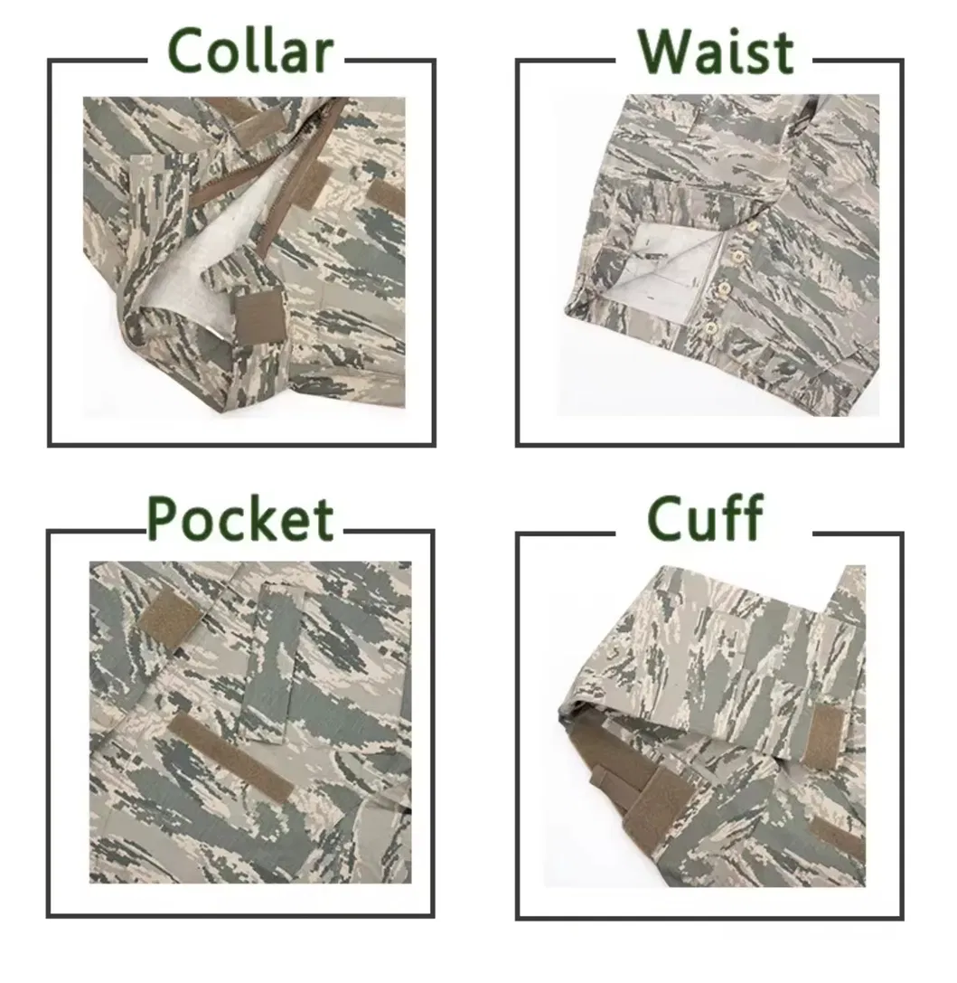 Uniforme táctico de combate al aire libre de camuflaje para adultos