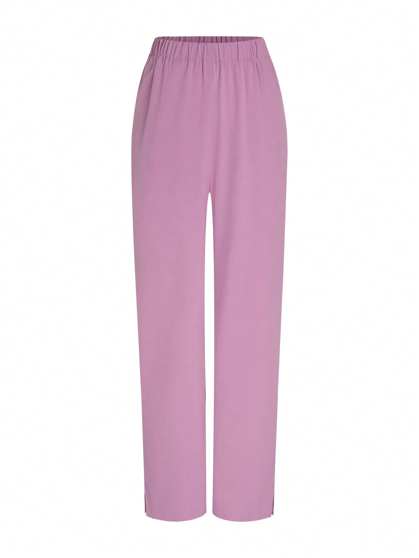 Nuevo diseño conjunto de chaqueta y pantalón de color rosa y negro con cuello alto y mangas largas, uniforme médico antimicrobiano, uniforme de enfermería, ropa de trabajo para salón de belleza y hospital de mascotas