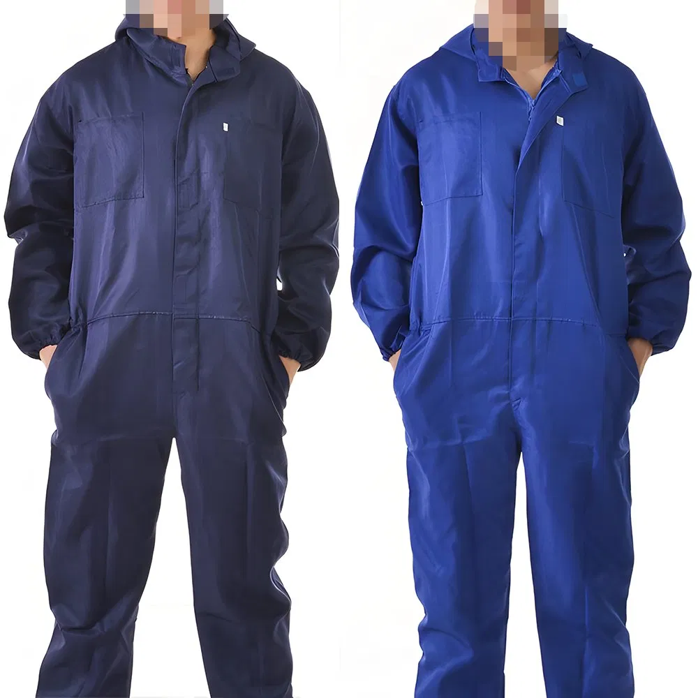 Ropa de trabajo para hombres de estilo moderno, serie popular, uniforme de trabajo unisex de poliéster puro para exteriores en fábricas