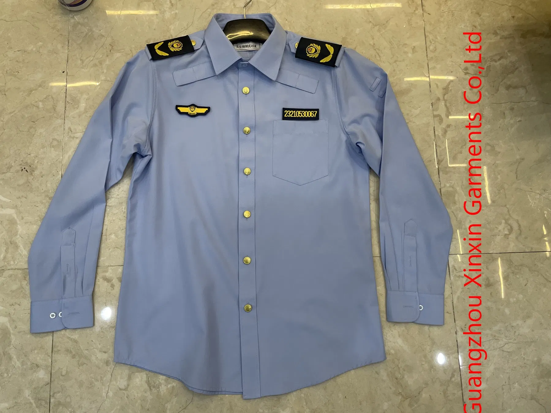 Traje táctico personalizado de fábrica ropa de trabajo reflectante de seguridad uniforme de guardia de entrenamiento fabricante (W2518)