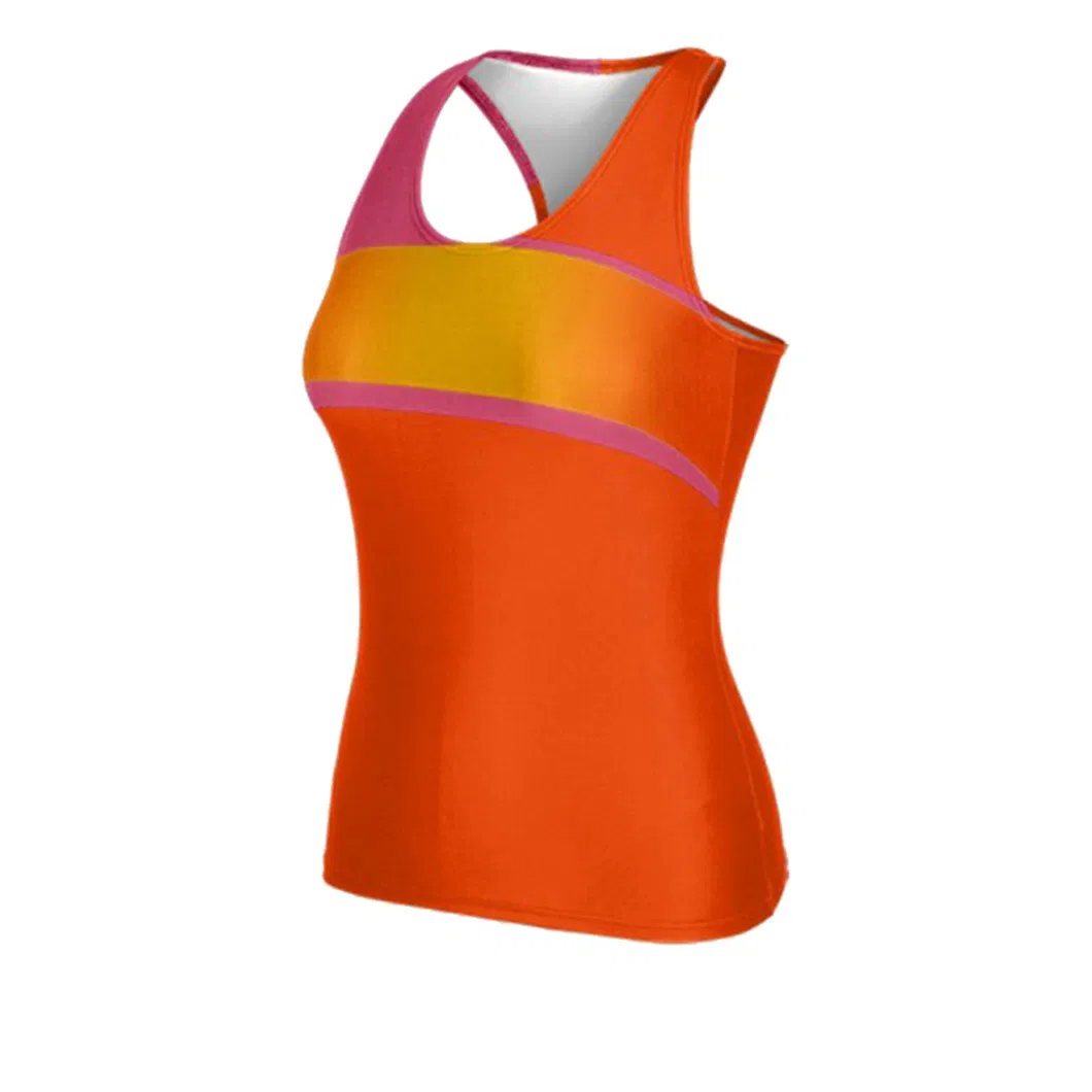 Ropa de animación personalizada, camisetas sin mangas para práctica deportiva, uniforme de animación por sublimación