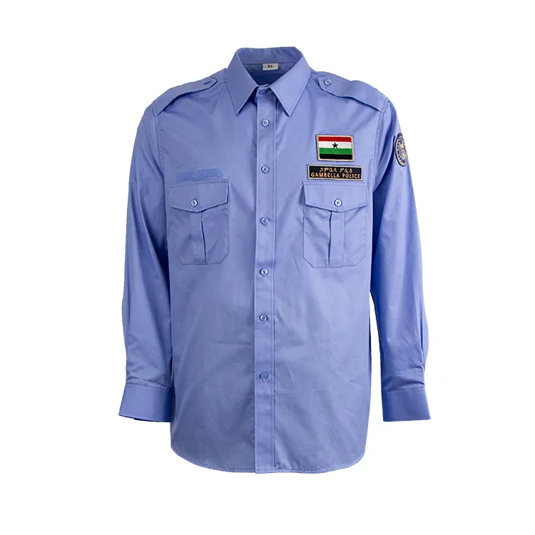 Uniforme de seguridad bordado a medida para equipos corporativos y personal de guardia