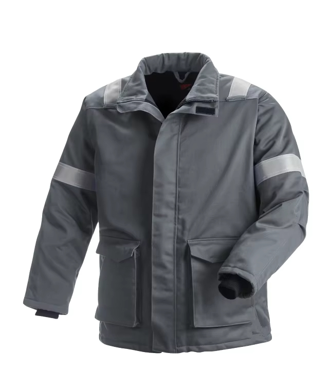 Uniforme de poliéster y algodón OEM con cintas reflectantes para mecánicos, ropa de trabajo industrial