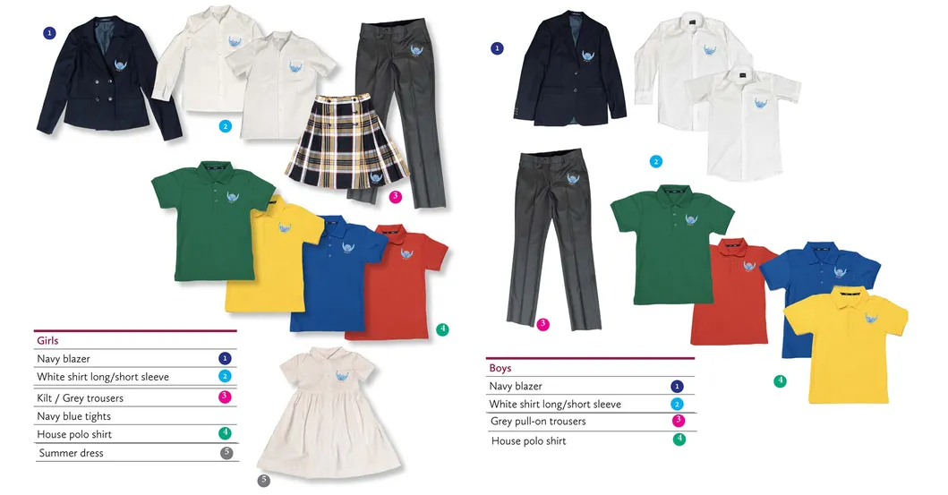Personalización de fábrica Ropa para niños Conjunto deportivo uniforme escolar