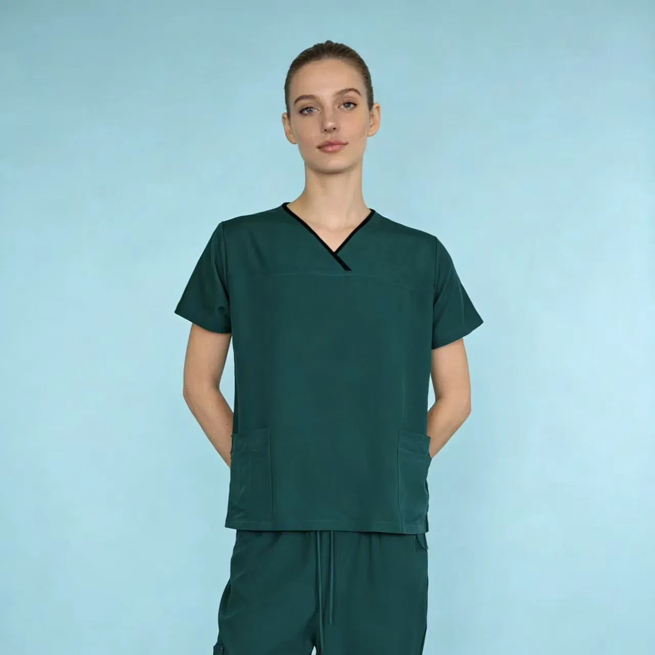 Colección de enfermería más vendida - Scrubs médicos uniformes funcionales ropa personalizada OEM