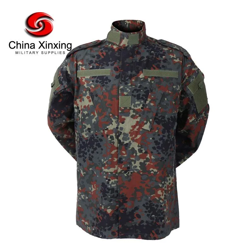 Conjunto de uniforme táctico de camuflaje woodland