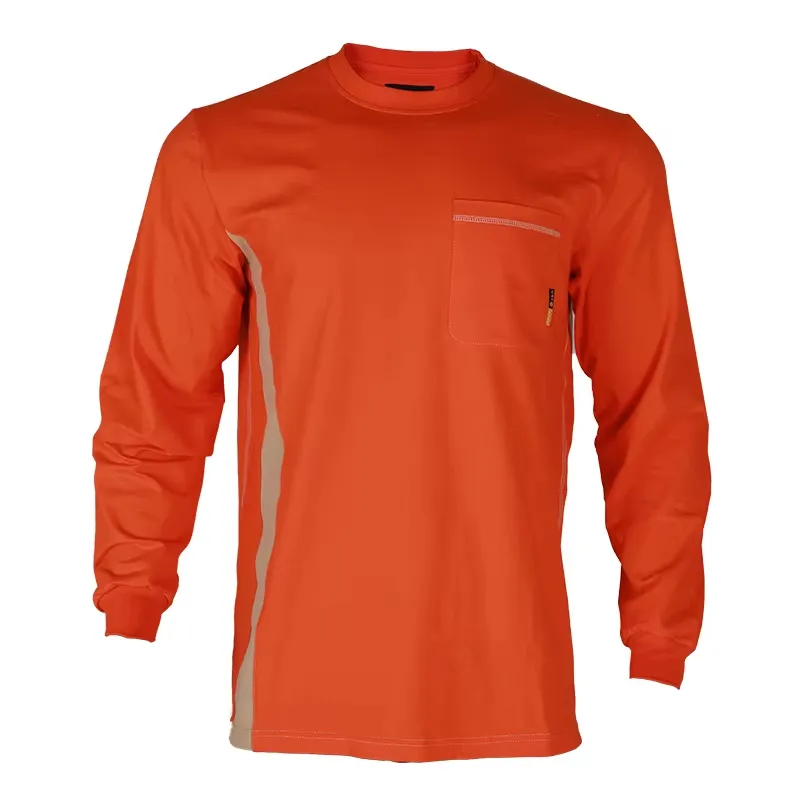 Custom Logo Quick Dry Long Sleeve Performance T-Shirt Contrast Raglan Sleeves Lightweight Outdoor Working Uniform Factory Direct Supply