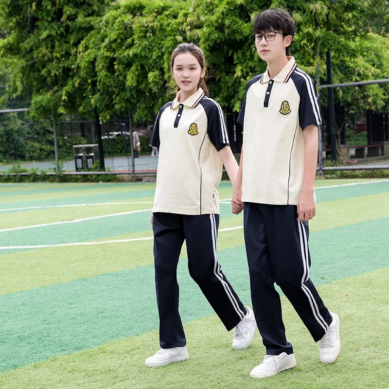 Camisas polo deportivas para estudiantes de secundaria de OEM, uniformes escolares de academia