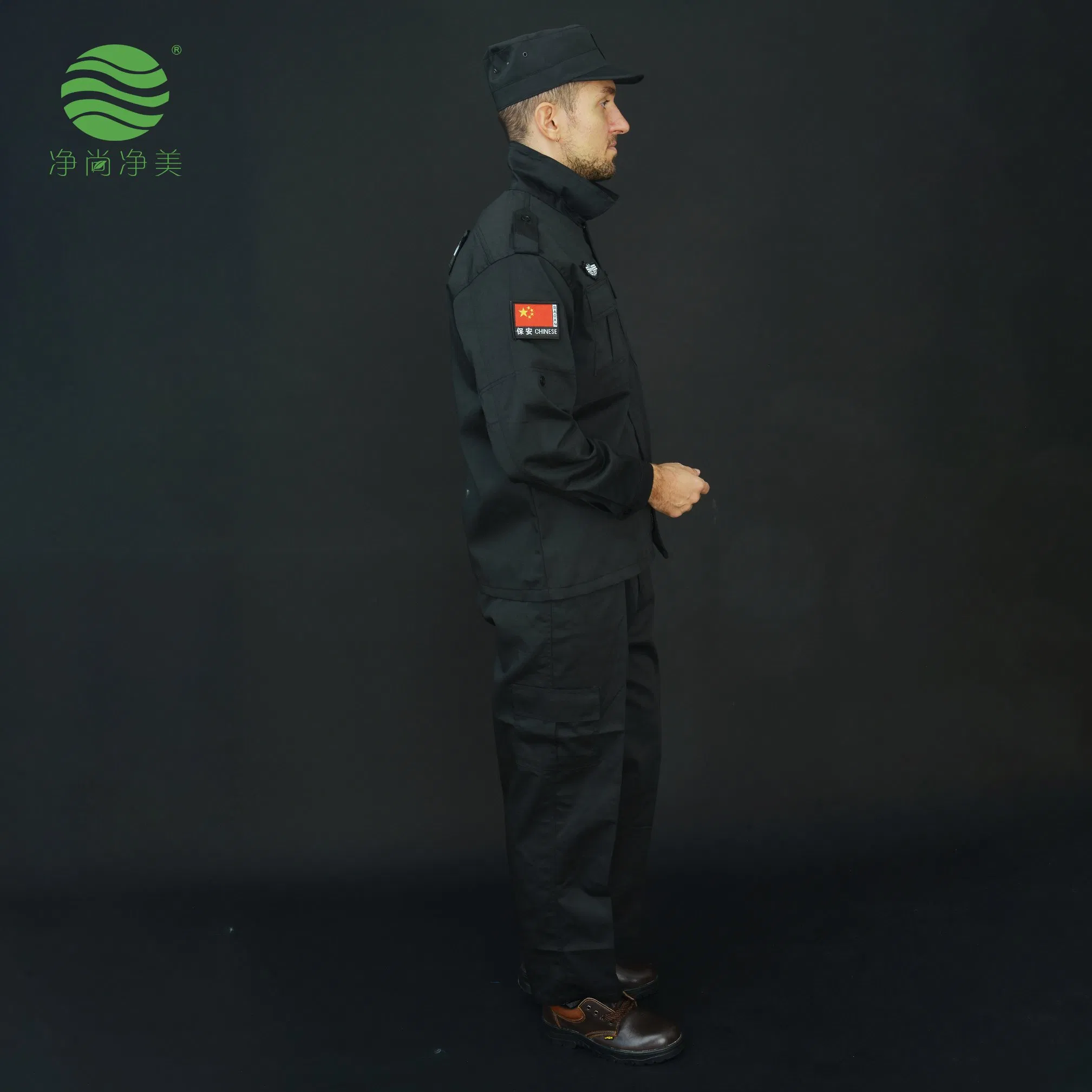 Uniforme de seguridad de alta calidad y táctico para el equipo de guardias corporativos, duradero, con tela transpirable de mezcla de poliéster y algodón