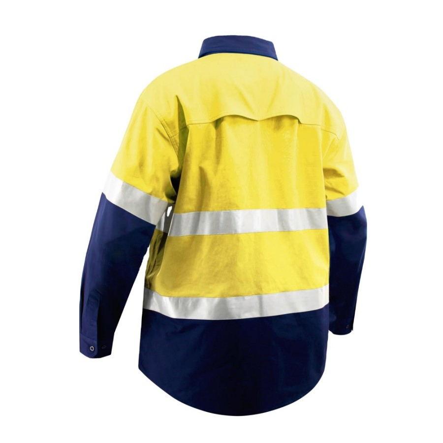 Ropa de seguridad reflectante para hombres de construcción industrial de primavera y otoño, uniforme de mecánico, traje de trabajo de mangas largas, ropa laboral