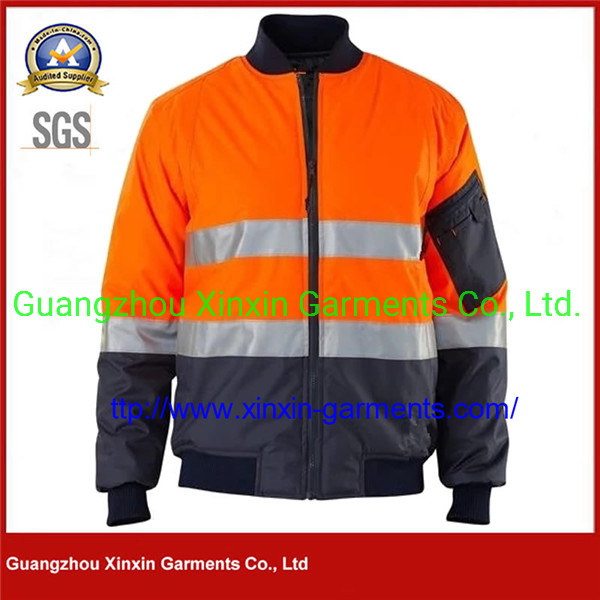 Hombres Ropa de Trabajo Industrial de Seguridad Reflectante para Invierno (W952)
