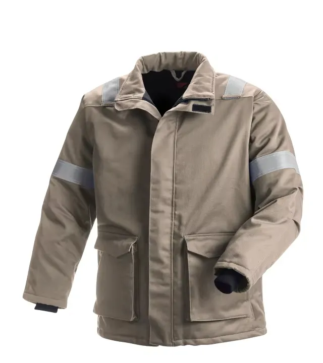 Uniforme de poliéster y algodón OEM con cintas reflectantes para mecánicos, ropa de trabajo industrial