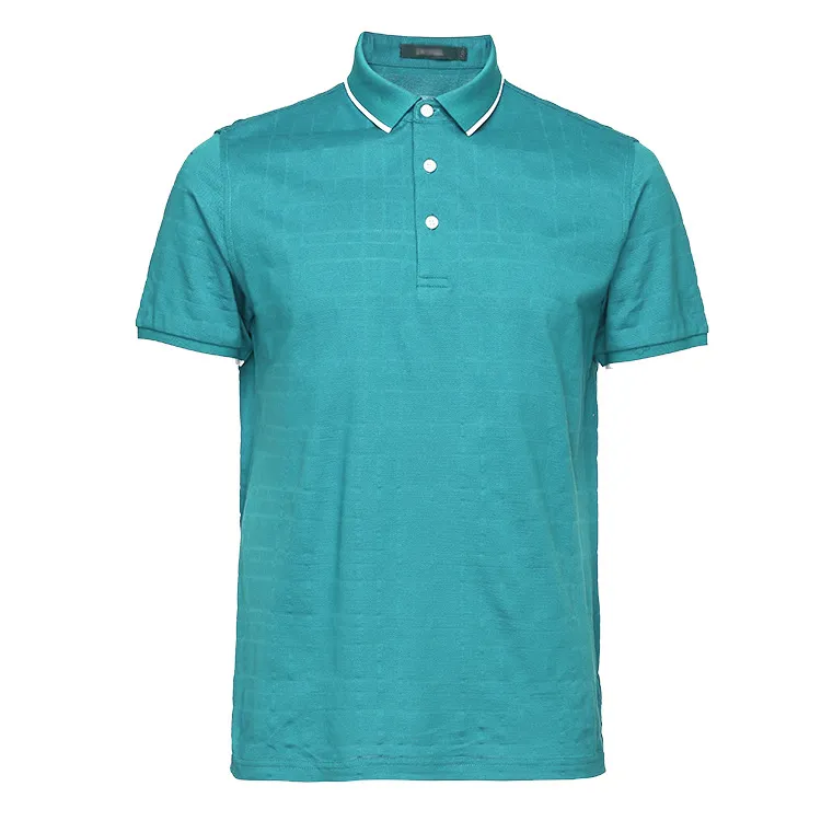 Camiseta Polo de Golf 100% Algodón para Hombres de Secado Rápido Uniformes Personalizados