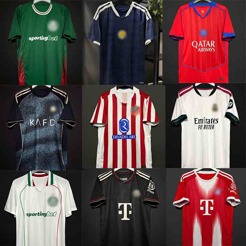 2026/27 Jerseys vintage al por mayor y al por menor de alta calidad, camisetas de fútbol tailandesas, ropa de marca, ropa de fútbol, uniforme, kits de fútbol