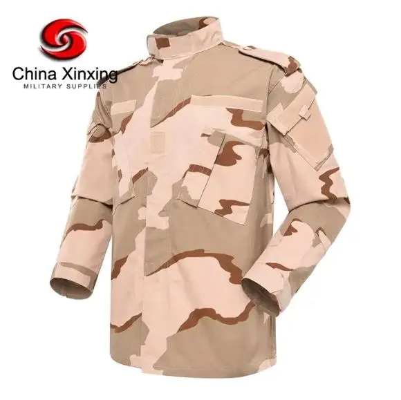 Uniforme táctico de camuflaje desértico personalizado para aventuras al aire libre