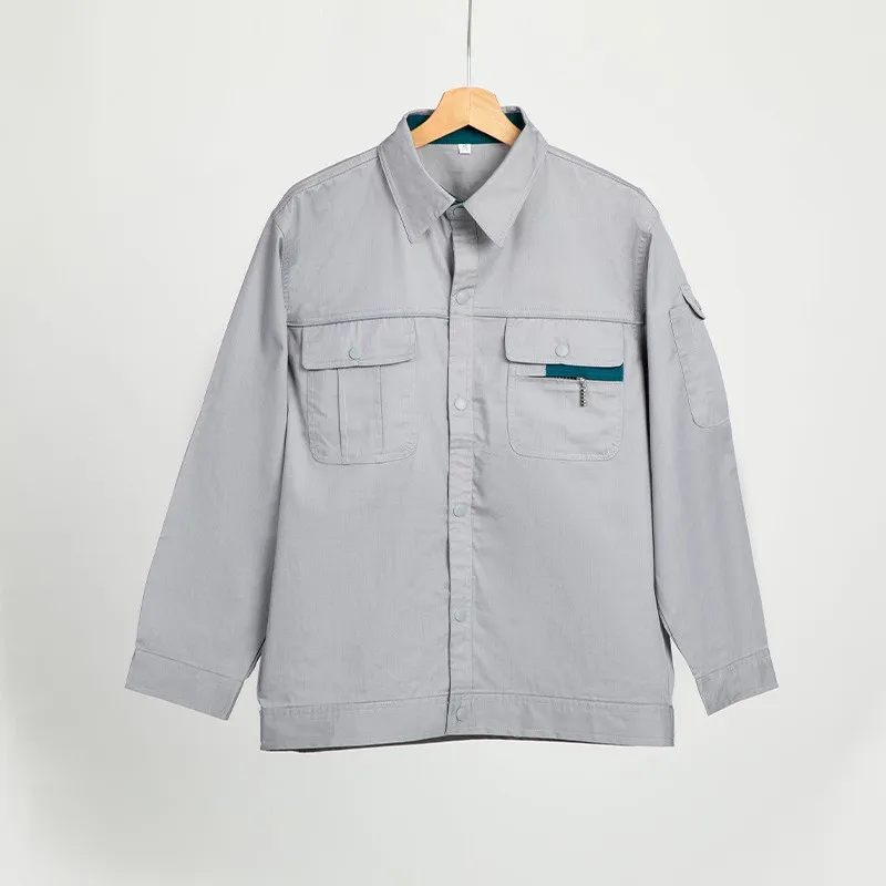 Conjunto de ropa de trabajo antistática de seguridad industrial, vestimenta protectora duradera para construcción y fábrica