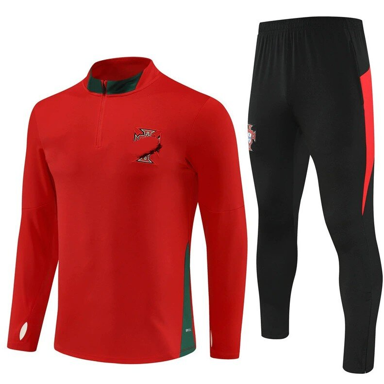 2526 Nueva Temporada Alta Calidad Camiseta de Fútbol de Manga Larga Kit de Entrenamiento Edición Tailandesa Traje Deportivo Conjunto de Fitness Uniforme de Fútbol