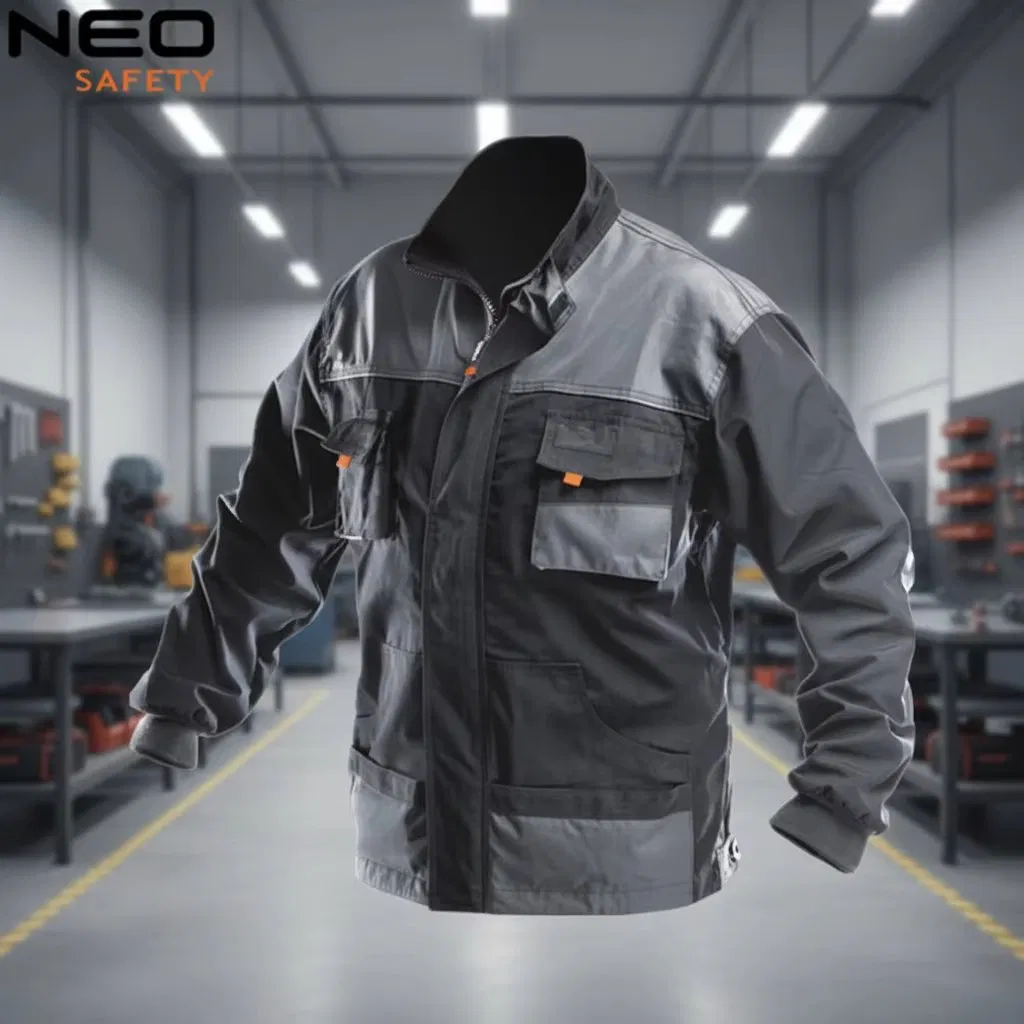 Ropa de trabajo para hombres, chaqueta de mecánico, uniforme de seguridad para construcción