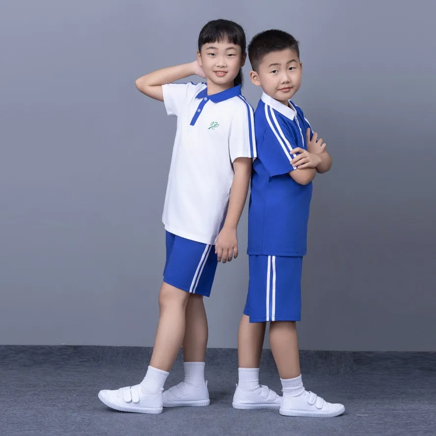 Uniforme escolar unisex casual de marca propia para guardería - Detalle 2