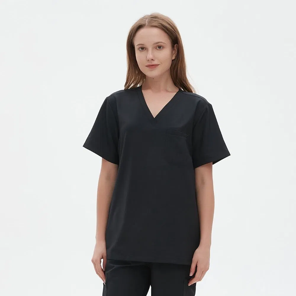 Conjunto de uniforme médico de manga corta, traje de hospital, uniformes de scrubs, uniforme médico, uniforme profesional de enfermería