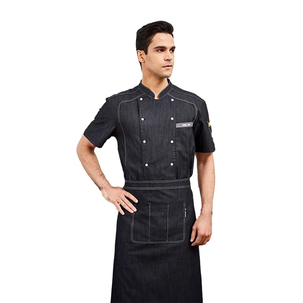 Uniforme de trabajo para chefs de cocina de restaurante, ropa personalizada para cocineros