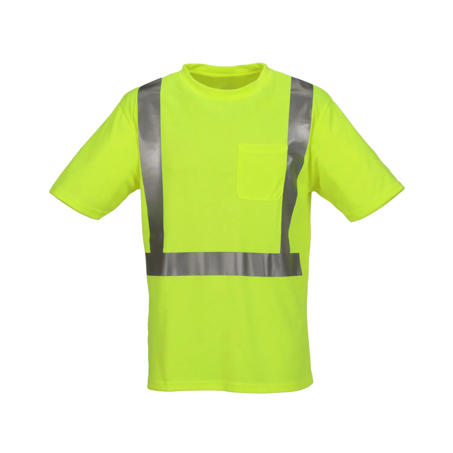 Camiseta de seguridad ligera y duradera, transpirable, de alta visibilidad y reflectante para trabajo