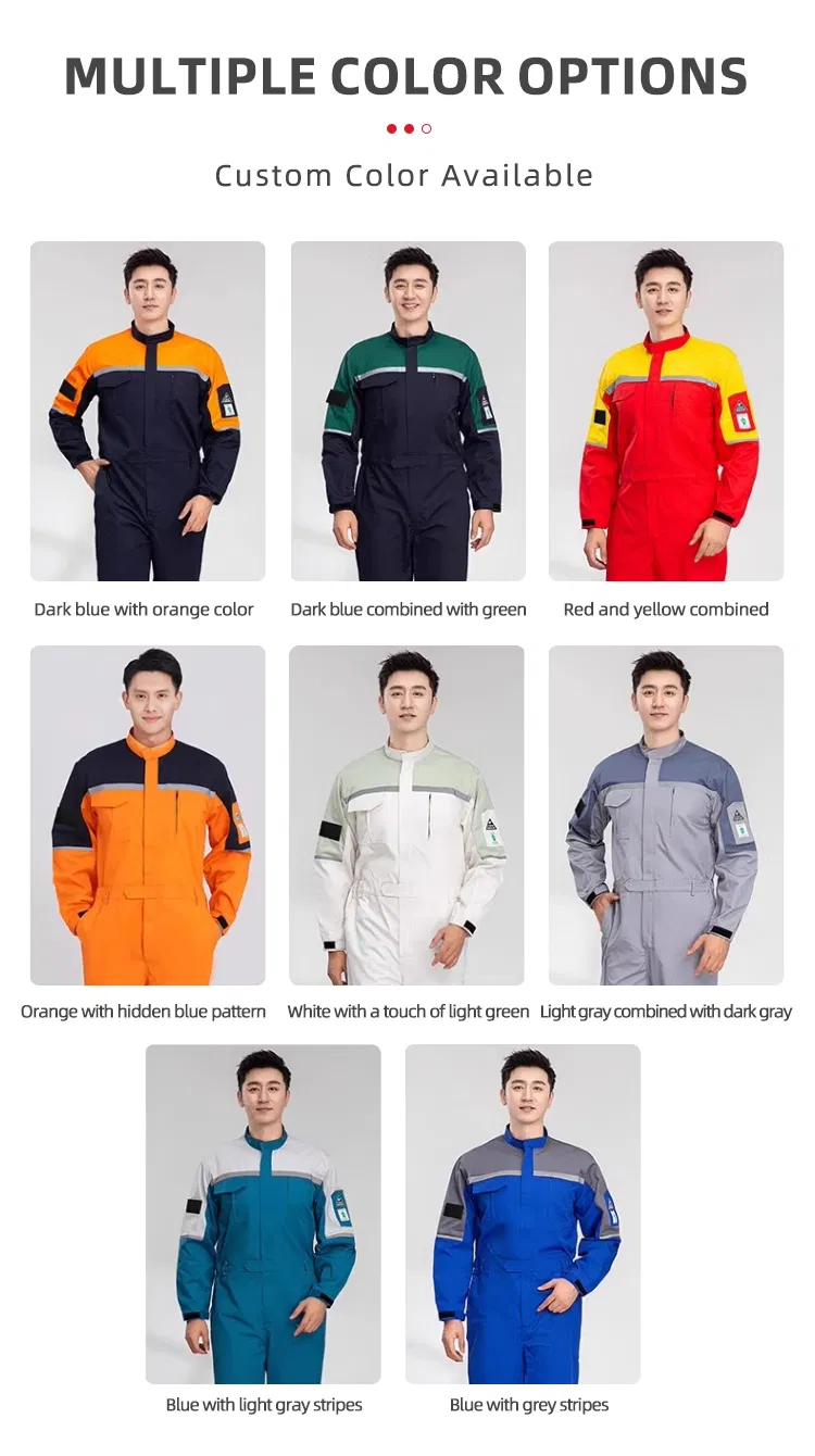 Conjunto de trabajo de dos piezas antiestático uniforme de seguridad ESD industrial ropa de protección duradera soporte de logotipo personalizado