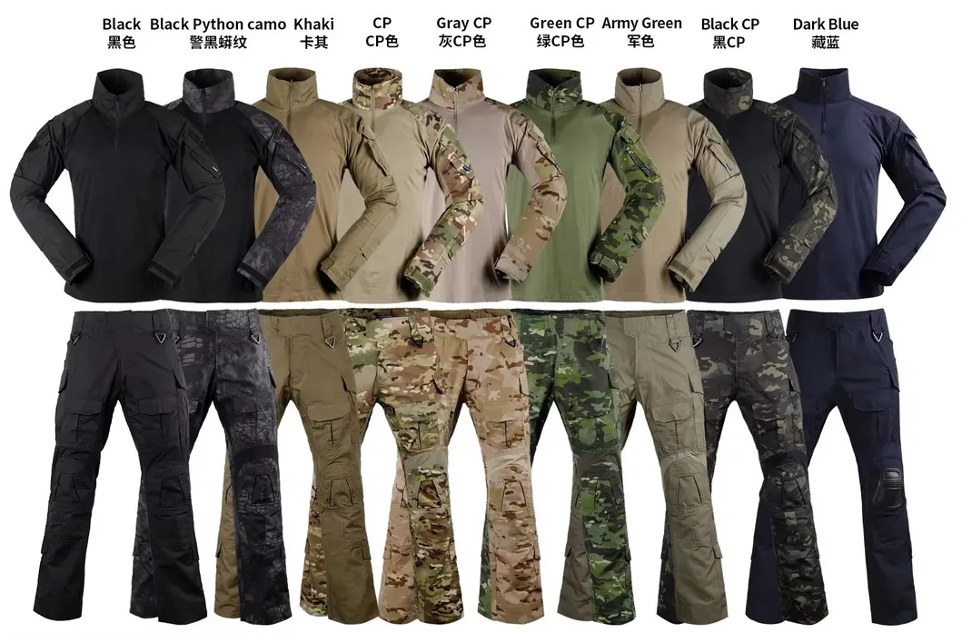 Uniformes de combate tácticos detallados