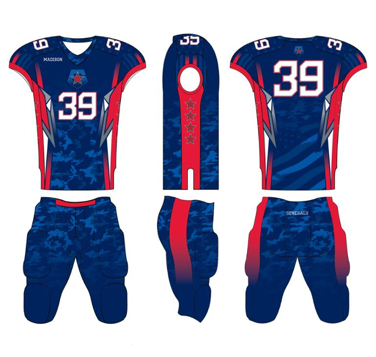 Conjunto de uniforme de fútbol americano personalizado, uniforme deportivo barato, uniforme de fútbol profesional de la mejor calidad en venta al por mayor