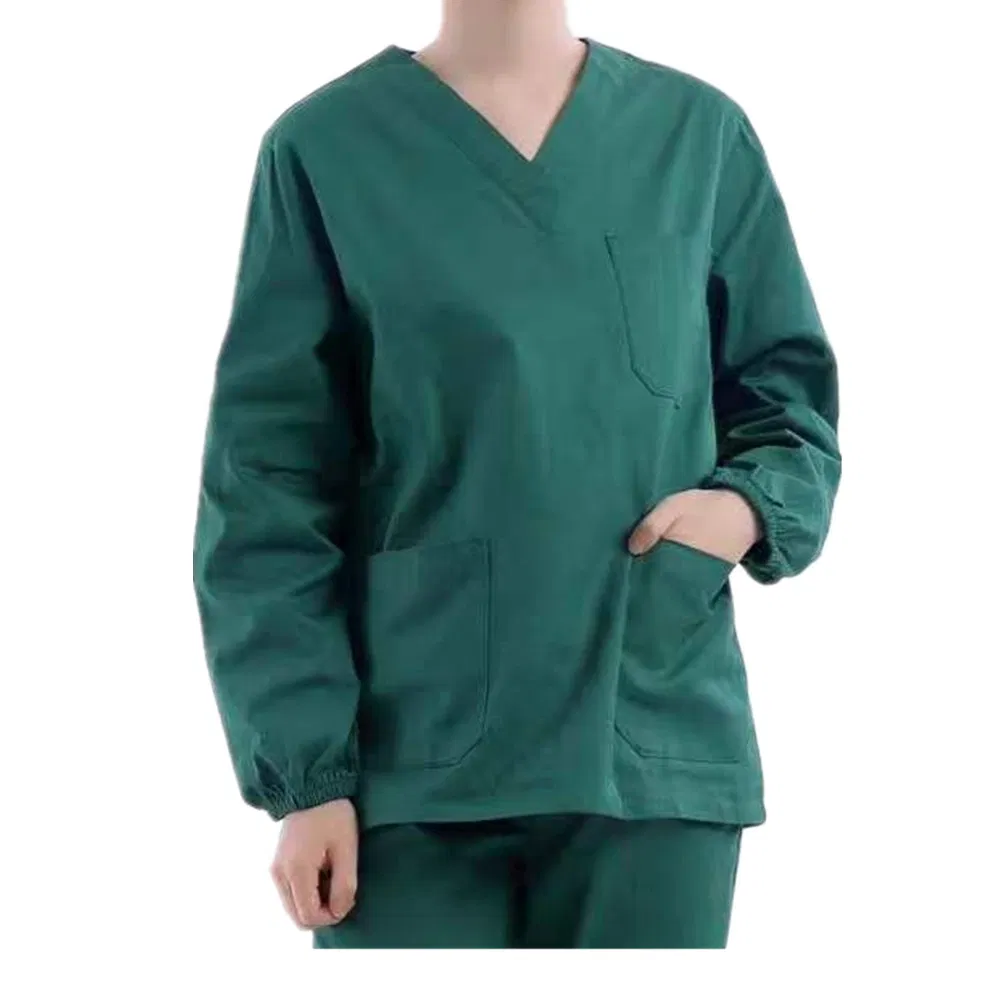 Muestra gratuita de bata quirúrgica uniforme para enfermera, batas para niños en hospitales