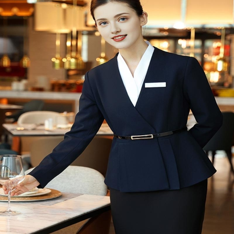 Ropa de trabajo personalizada para ama de llaves en hotel, uniforme para gerente de cocina de hotel
