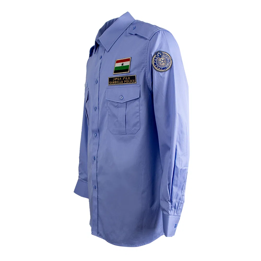 Uniforme de seguridad bordado a medida para equipos corporativos y personal de guardia