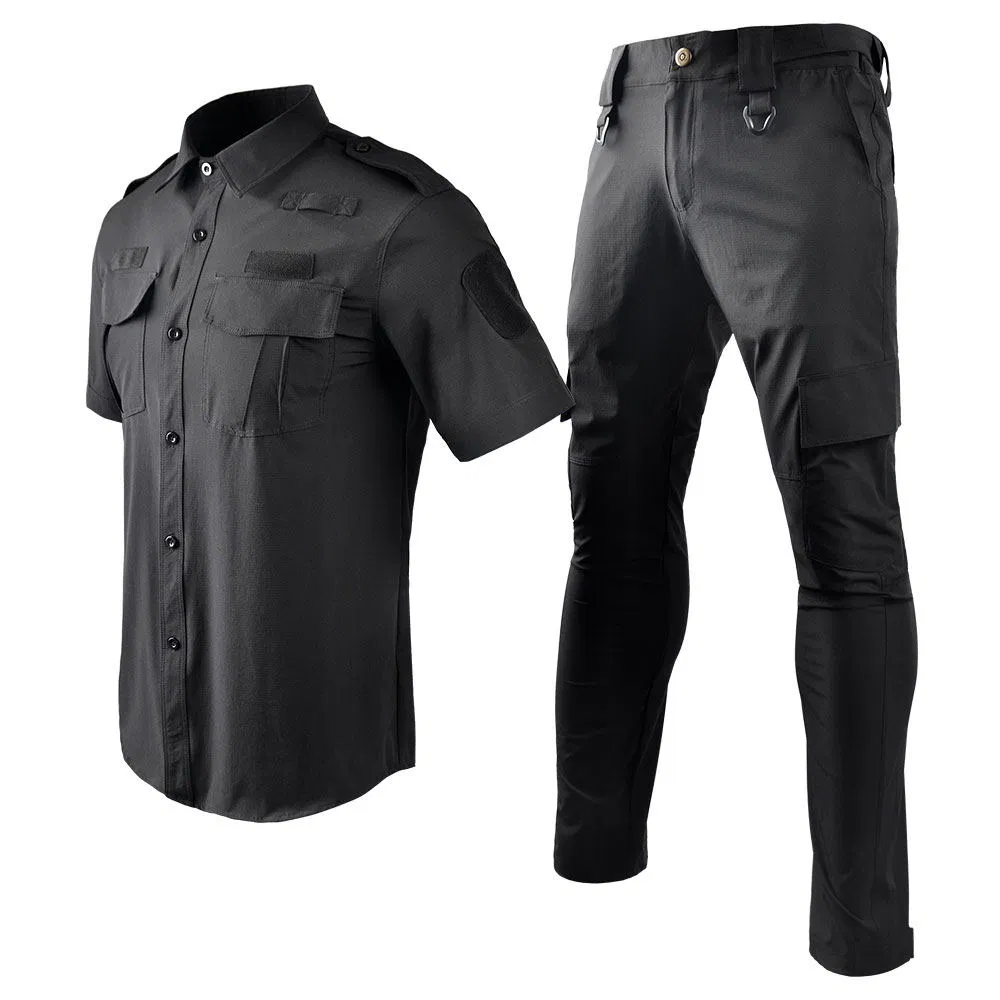 Camisa táctica de doble seguridad, ropa de trabajo, uniforme de combate, entrenamiento de seguridad, caza, uniforme táctico