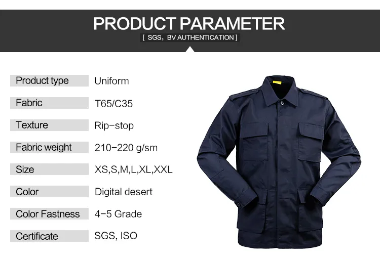 Uniforme de Combate Estilo Táctico Camuflaje Azul Marino