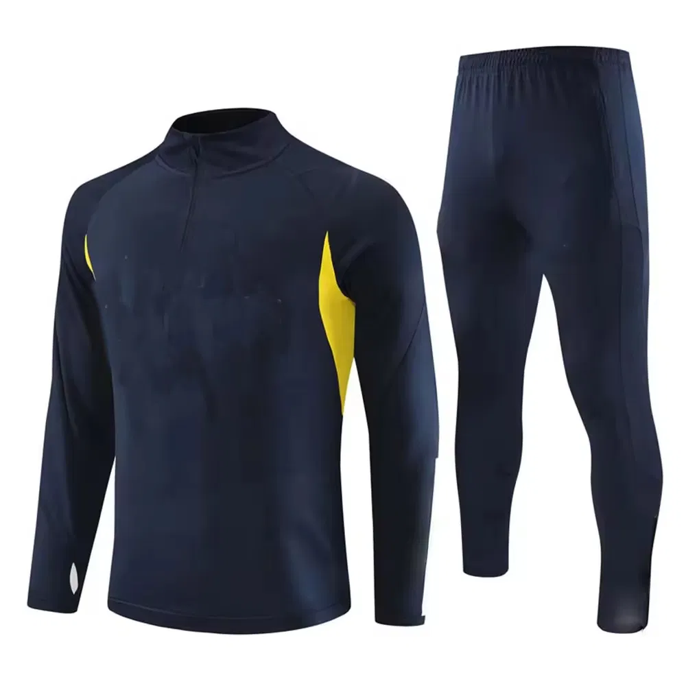 Traje de fútbol personalizado de nueva temporada para hombre, chaqueta de fútbol con logo de todas las marcas de clubes, uniforme de fútbol, chaqueta con cremallera