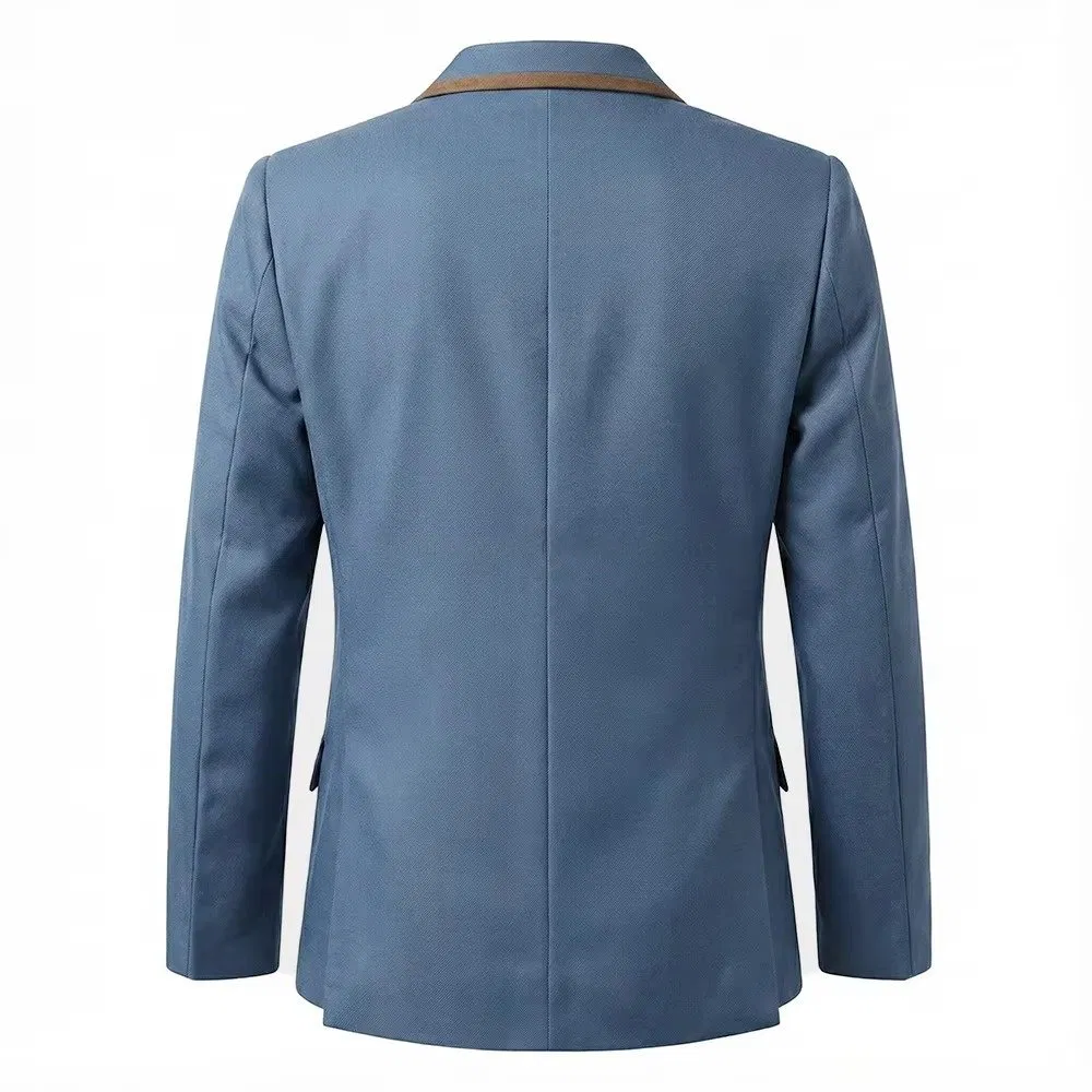 Blazer de estilo británico, falda de cuadros con pliegues, camisa blanca, corbata, uniforme escolar