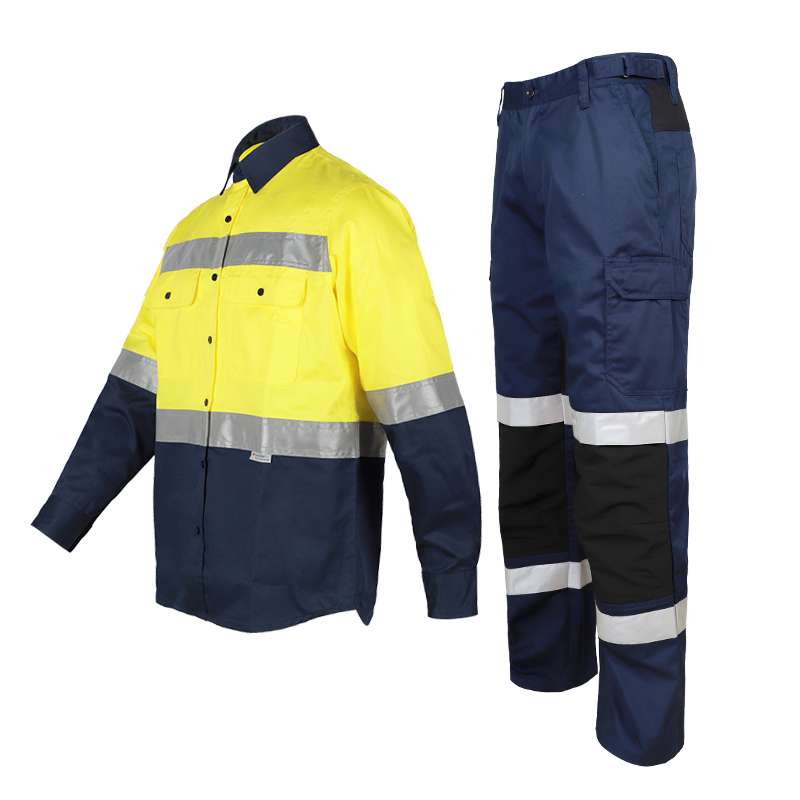 Ropa de trabajo industrial reflectante de alta visibilidad para exteriores y carreteras