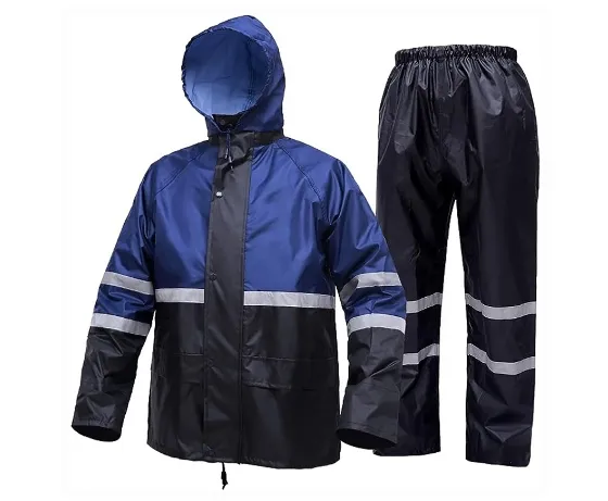 Capa de lluvia personalizada al por mayor para trabajo, uniforme de guardia de seguridad