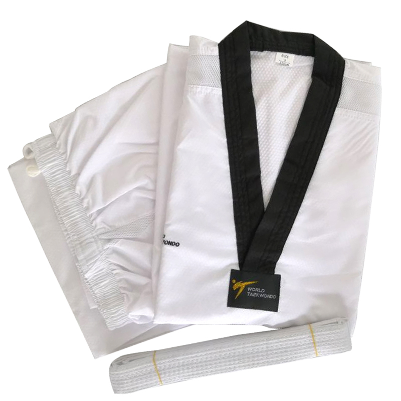 Uniforme de Taekwondo Dobok de alta calidad con logo personalizado al por mayor, estilo samurái, ropa de artes marciales