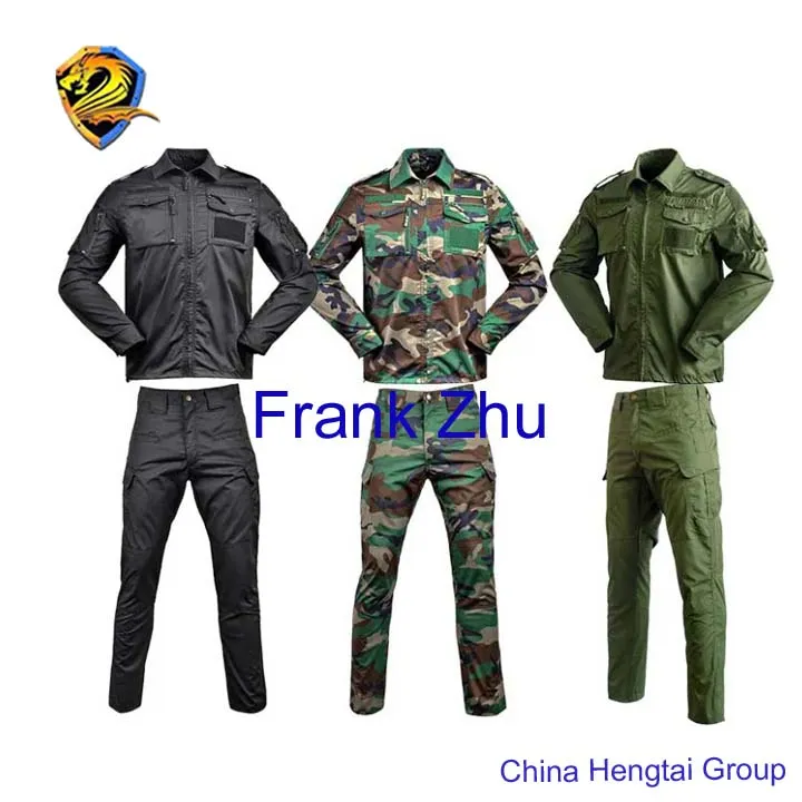 Suministro de fábrica estilo camuflaje de soldados franceses F1 F2 proveedor de tela de uniforme de soldados